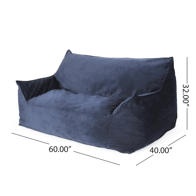 Pouf géant 2 places avec accoudoirs