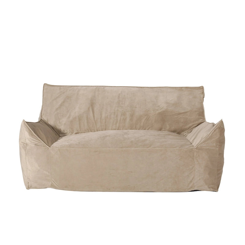 Pouf géant 2 places avec accoudoirs
