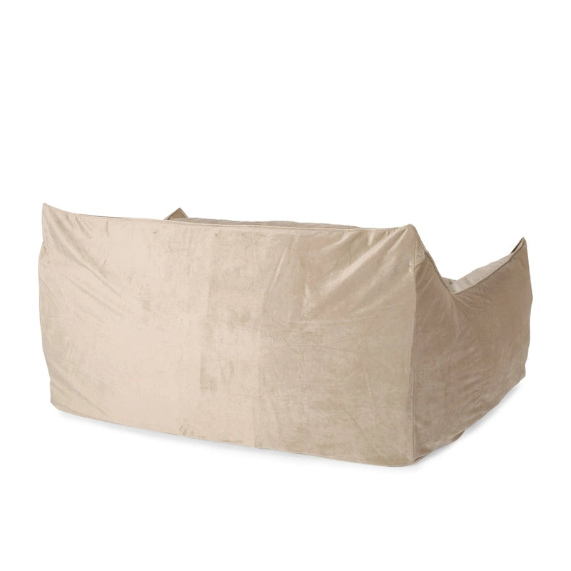 Pouf géant 2 places avec accoudoirs