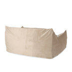 Pouf géant 2 places avec accoudoirs