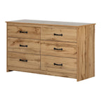 Commode double à 6 tiroirs