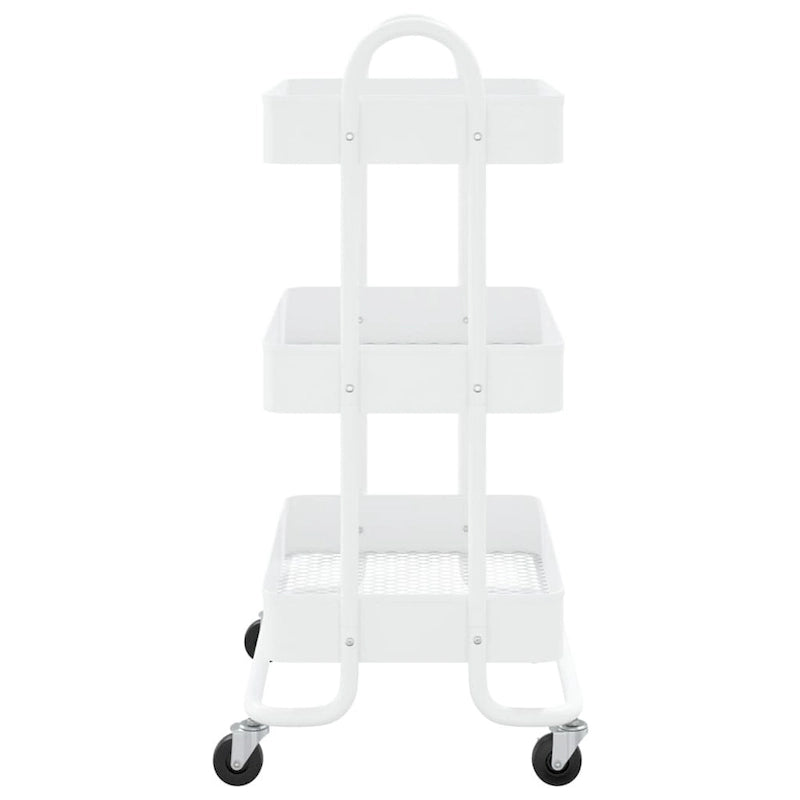Chariot de cuisine de rangement à 3 niveaux - 42,9 x 34 x 79 cm.
