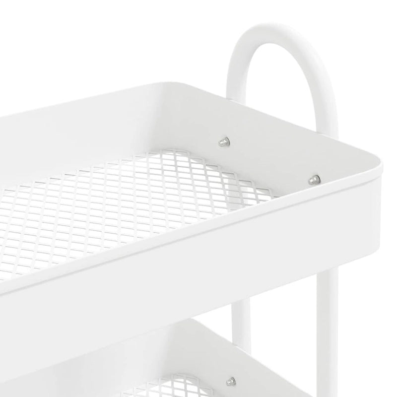 Chariot de cuisine de rangement à 3 niveaux - 42,9 x 34 x 79 cm.