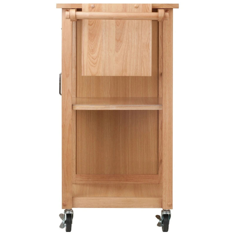 Desserte de cuisine en bois naturel – 108 x 48,2 x 90,5 cm