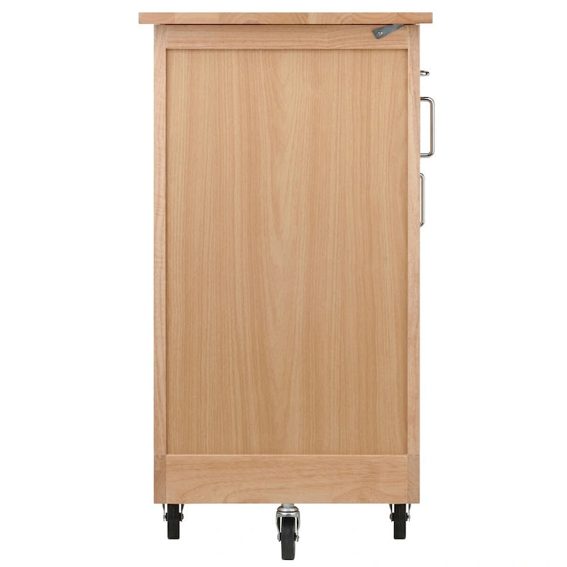 Desserte de cuisine en bois naturel – 108 x 48,2 x 90,5 cm