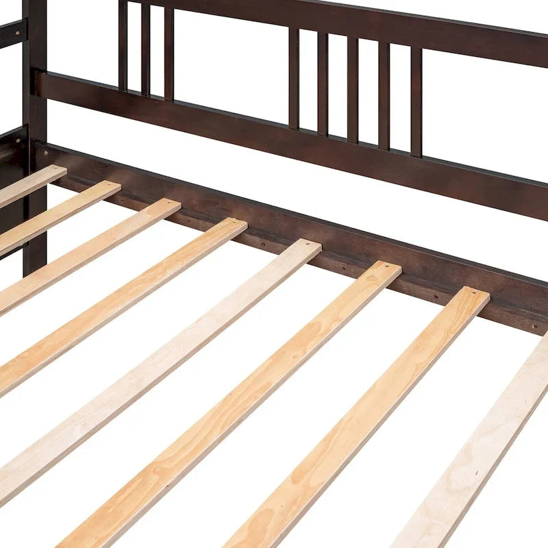 Lit de repos moderne en bois massif, multifonctionnel
