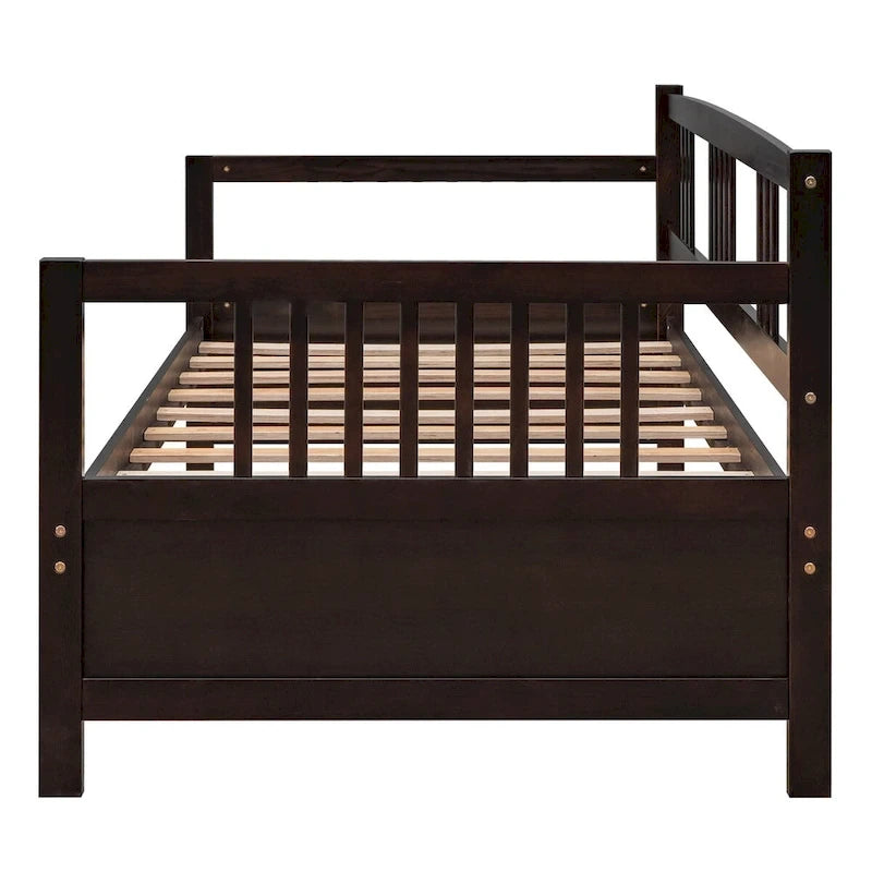 Lit de repos moderne en bois massif, multifonctionnel