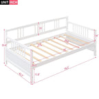Lit de repos moderne en bois massif, multifonctionnel