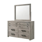 Lit plateforme gris