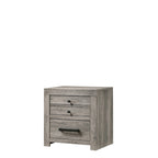 Lit plateforme gris