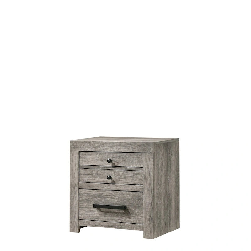 Lit plateforme gris