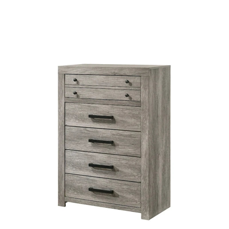 Lit plateforme gris