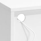Meuble TV Console de divertissement avec lumières LED - 59,7 pouces L * 22,6 pouces H * 16,1 pouces P