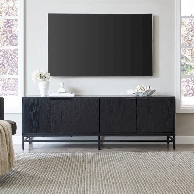 Meuble TV rectangulaire pour téléviseurs jusqu'à 78 po - 70 po de largeur
