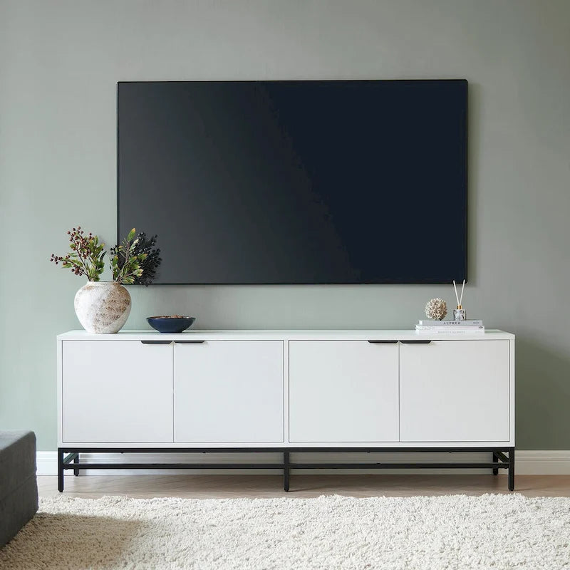 Meuble TV rectangulaire pour téléviseurs jusqu'à 78 po - 70 po de largeur