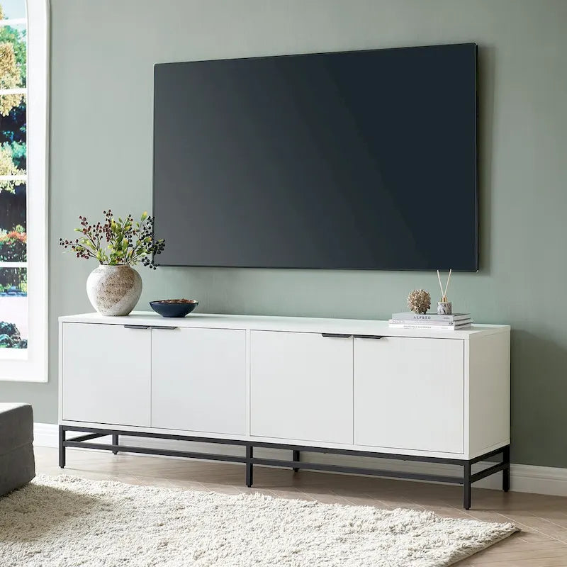 Meuble TV rectangulaire pour téléviseurs jusqu'à 78 po - 70 po de largeur