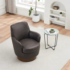 Fauteuil pivotant avec base en acier inoxydable