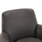 Fauteuil pivotant avec base en acier inoxydable