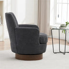Fauteuil pivotant avec base en acier inoxydable