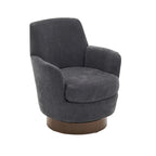 Fauteuil pivotant avec base en acier inoxydable