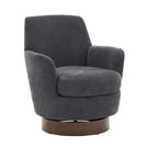 Fauteuil pivotant avec base en acier inoxydable