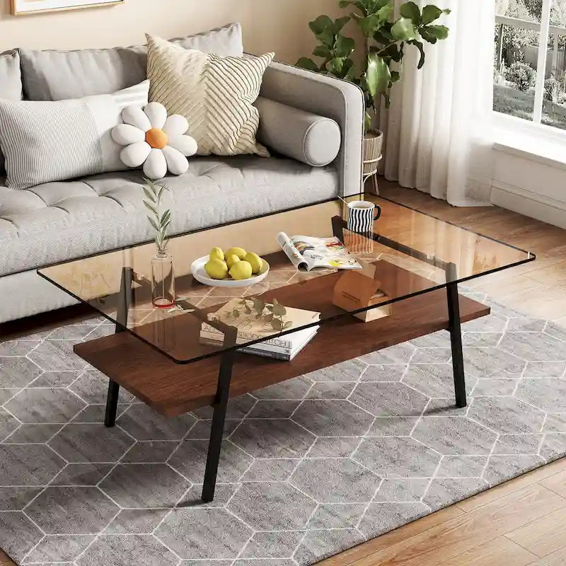 Table basse rectangulaire