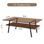 Table basse rectangulaire