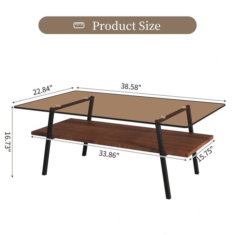 Table basse rectangulaire