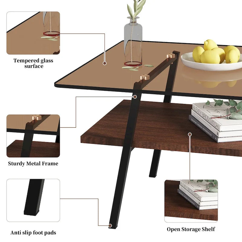 Table basse rectangulaire