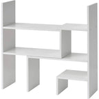 Étagère de bureau compacte et ajustable pour dortoir
