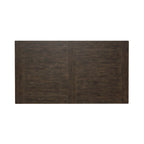 Table rectangulaire à pieds marron rustique