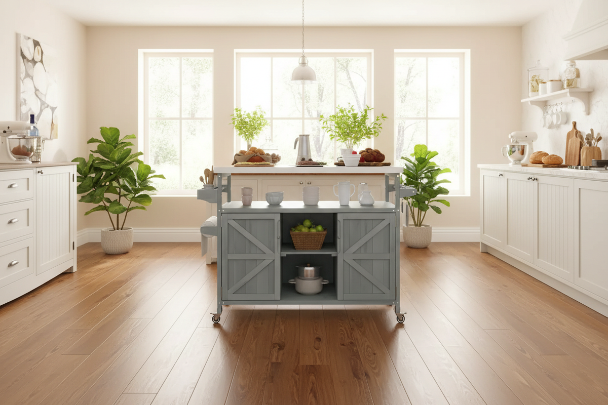 Kitchen Island Cart Banner